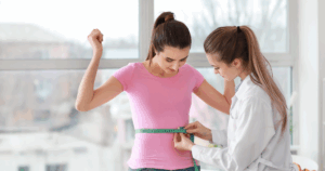 Patient consulting with telehealth provider about Semaglutide weight loss plan